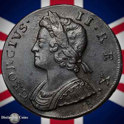 Great Britain 1737 Half Penny 1/2d GB5072