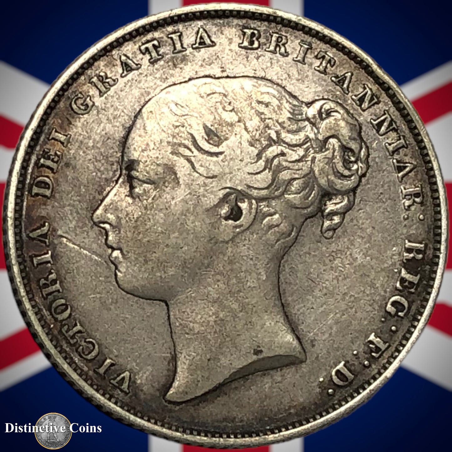 Great Britain 1856 British One Shilling GB0227