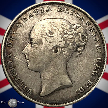 Great Britain 1856 British One Shilling GB0227