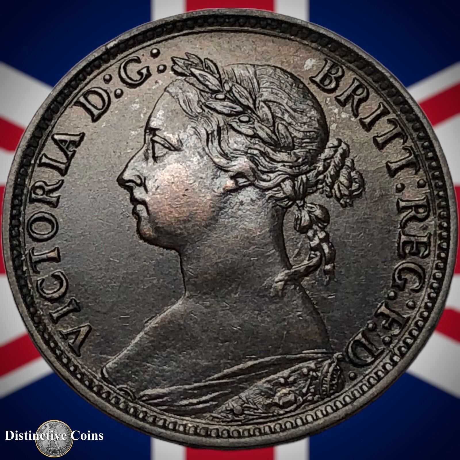 Great Britain 1893 Farthing 1/4d GB4353