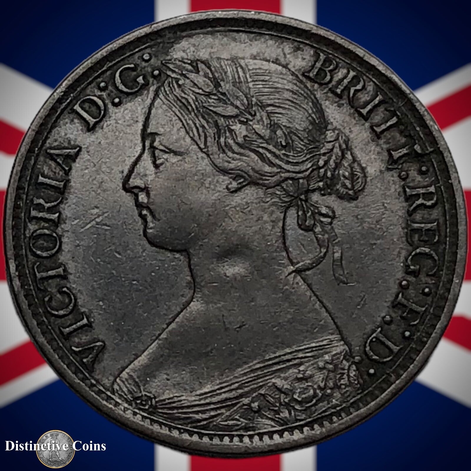 Great Britain 1864 Farthing 1/4d GB3510