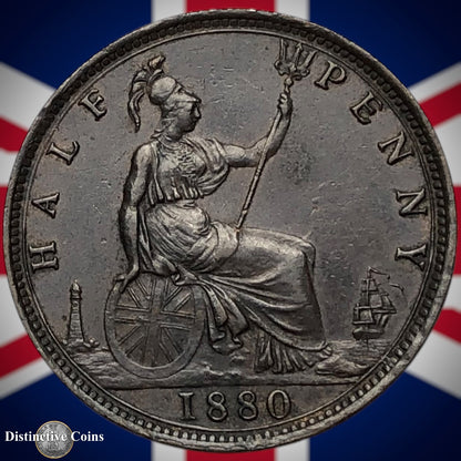Great Britain 1880 Half Penny 1/2d GB5554