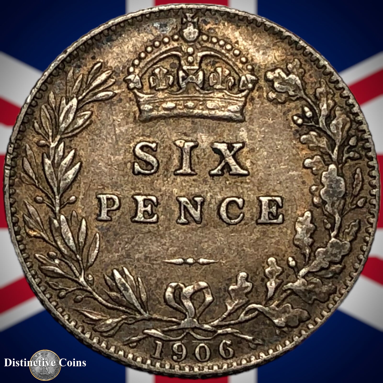 Great Britain 1906 Six Pence GB1534