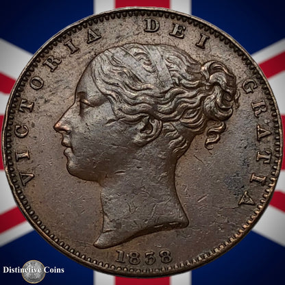 Great Britain 1838 Farthing 1/4d GB3398