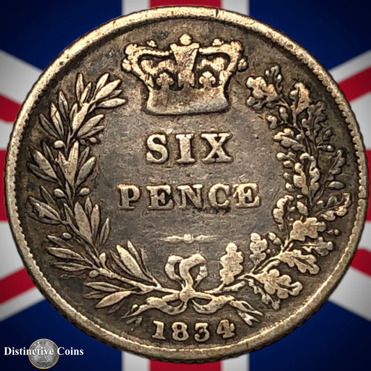 Great Britain 1834 Six Pence GB2559