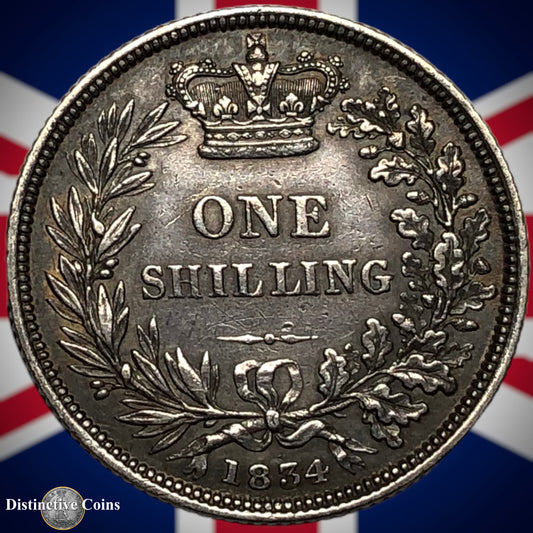 Great Britain 1834 British One Shilling GB0118