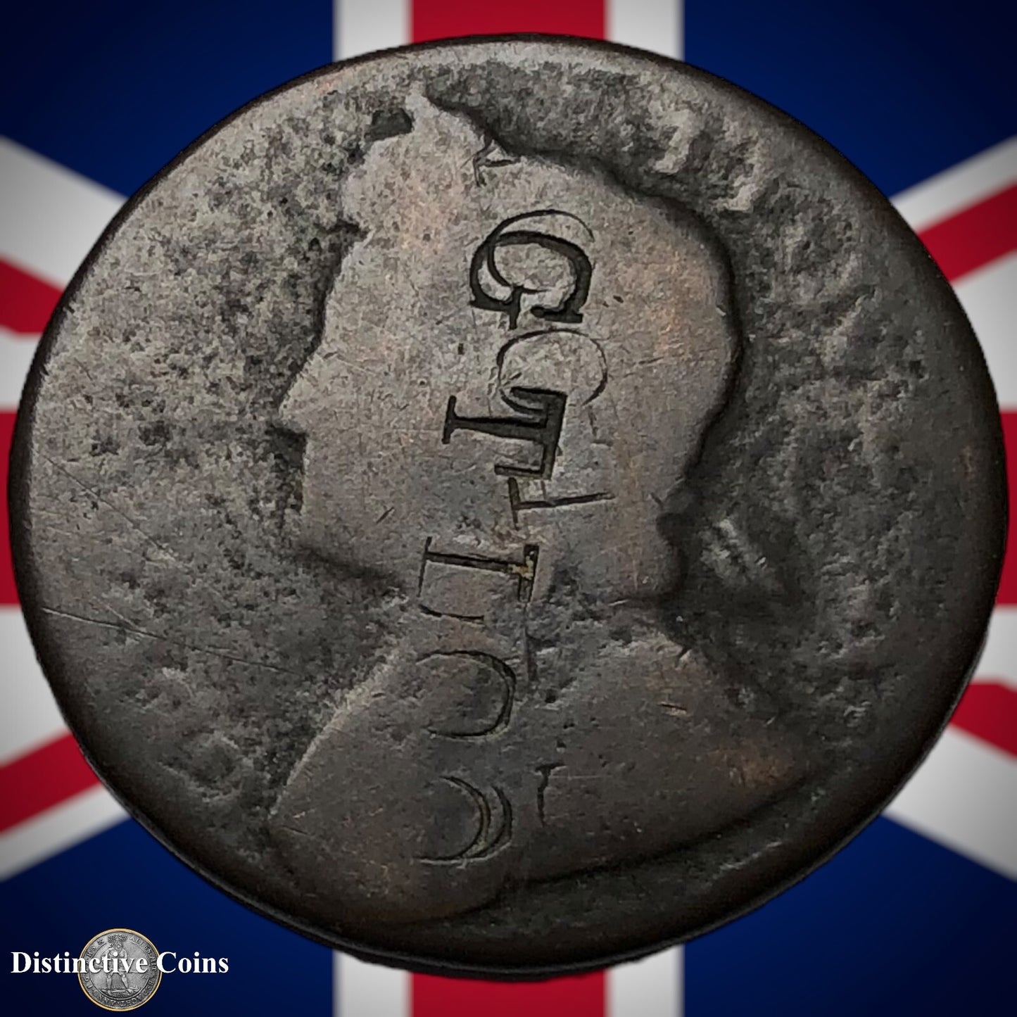 Great Britain 1737 Half Penny 1/2d GB5061