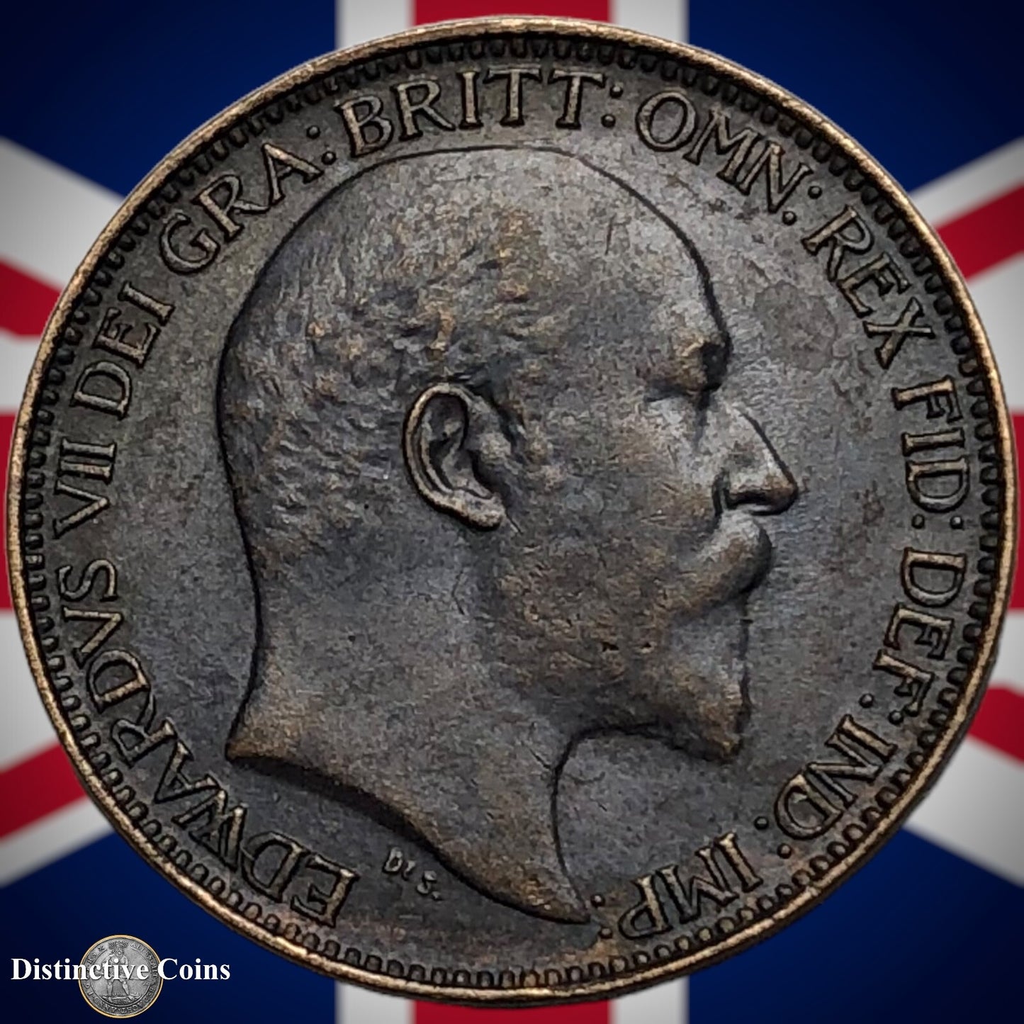 Great Britain 1908 Farthing 1/4d GB4614