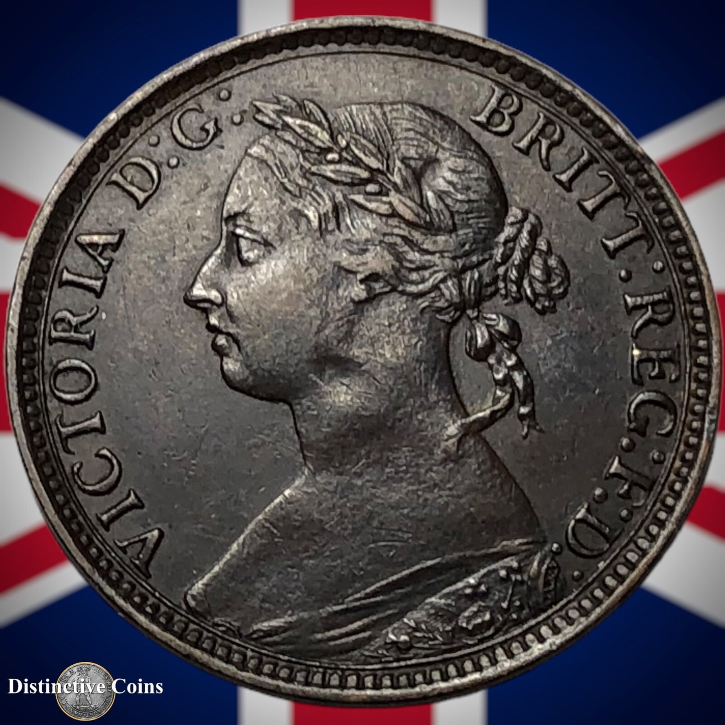 Great Britain 1893 Farthing 1/4d GB4349