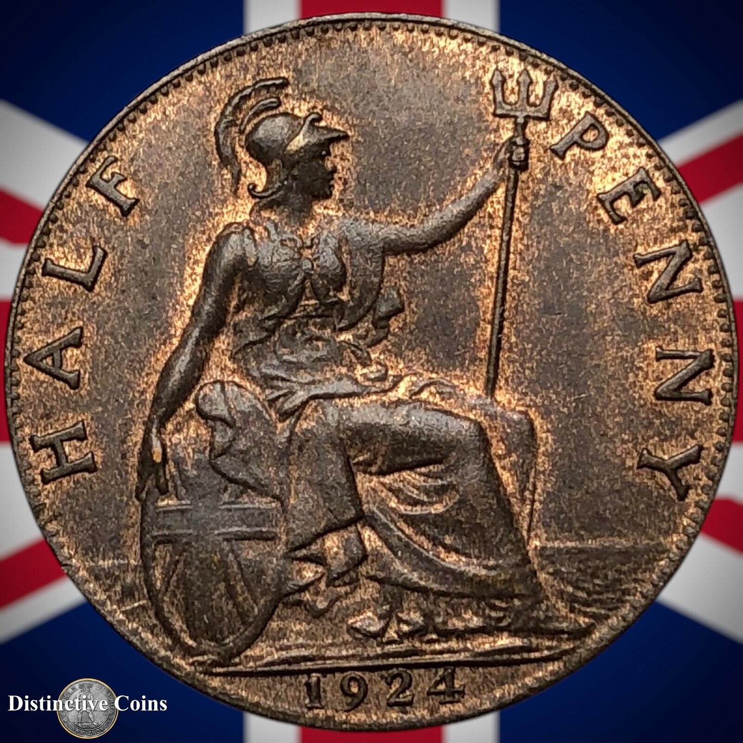 Great Britain 1924 Half Penny 1/2d GB5906