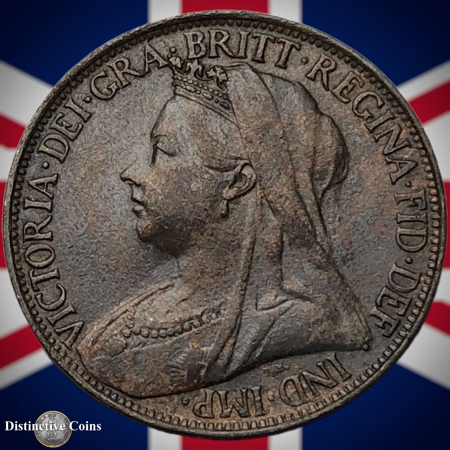 Great Britain 1897 Farthing 1/4d GB4441