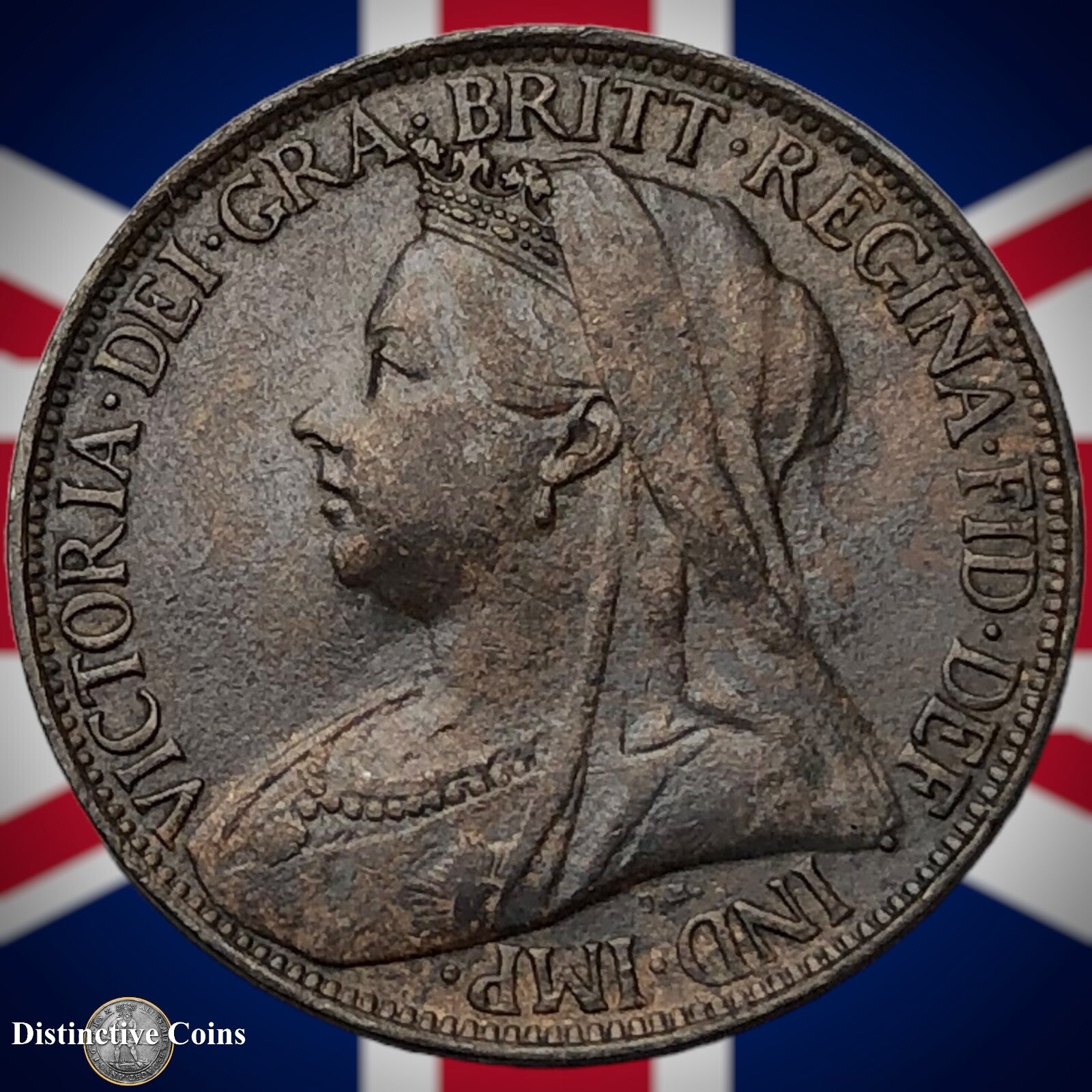 Great Britain 1897 Farthing 1/4d GB4441