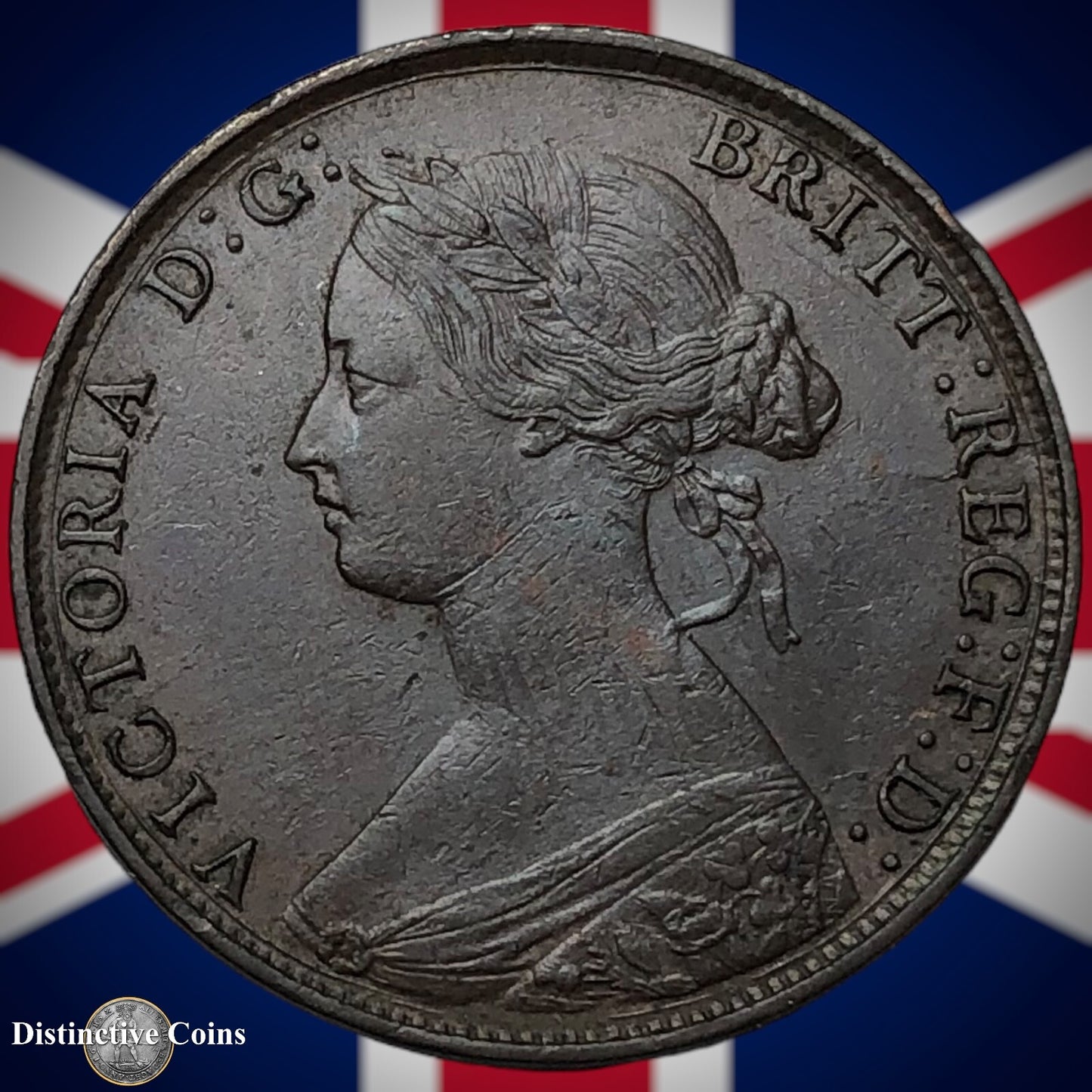 Great Britain 1861 Half Penny 1/2d GB5388