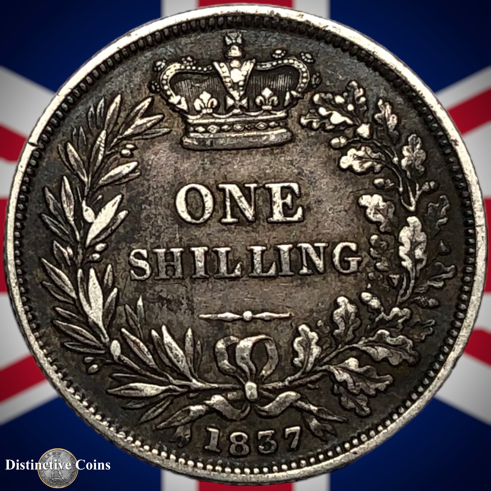 Great Britain 1837 British One Shilling GB0135