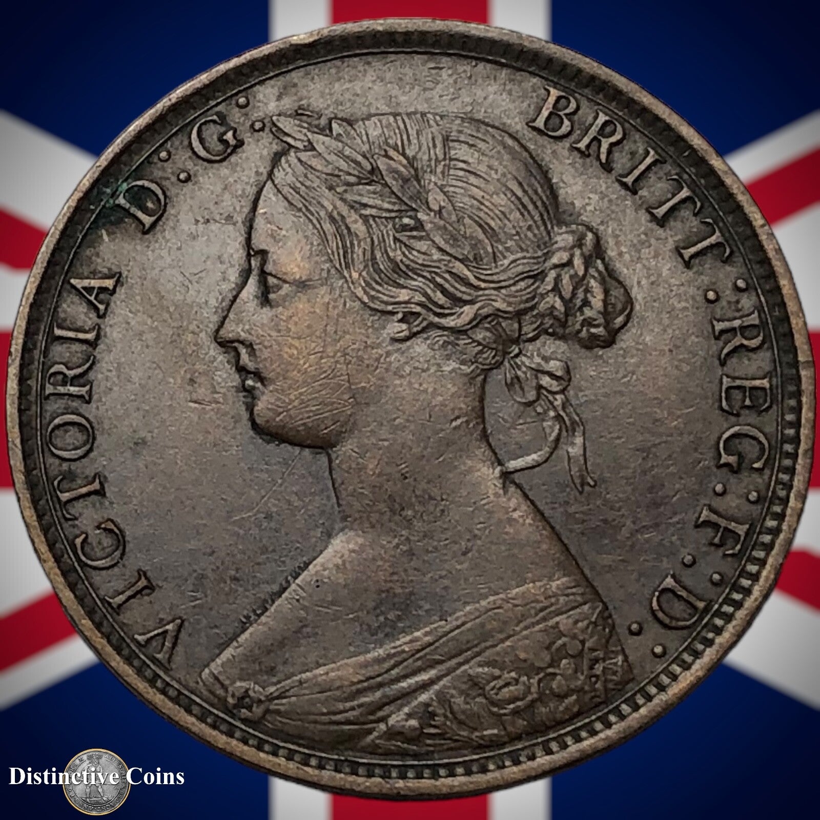 Great Britain 1862 Half Penny 1/2d GB5412