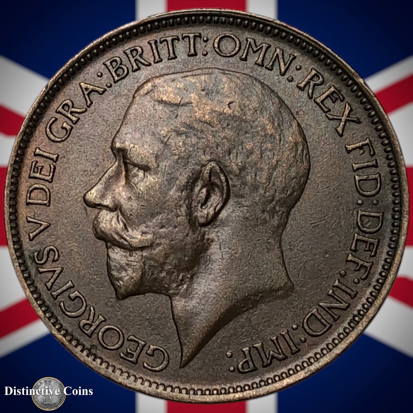 Great Britain 1918 Half Penny 1/2d GB5856