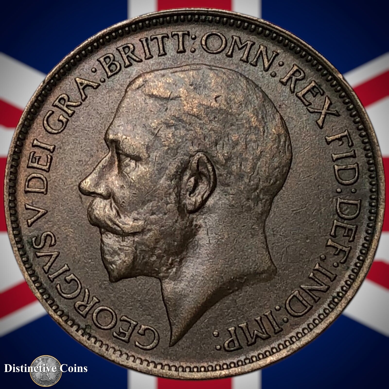 Great Britain 1918 Half Penny 1/2d GB5856