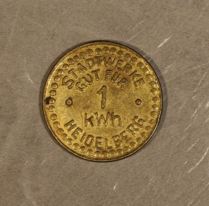 Heidelberg Statwerke " Gut Fur 1 KWH " Utility Token 
