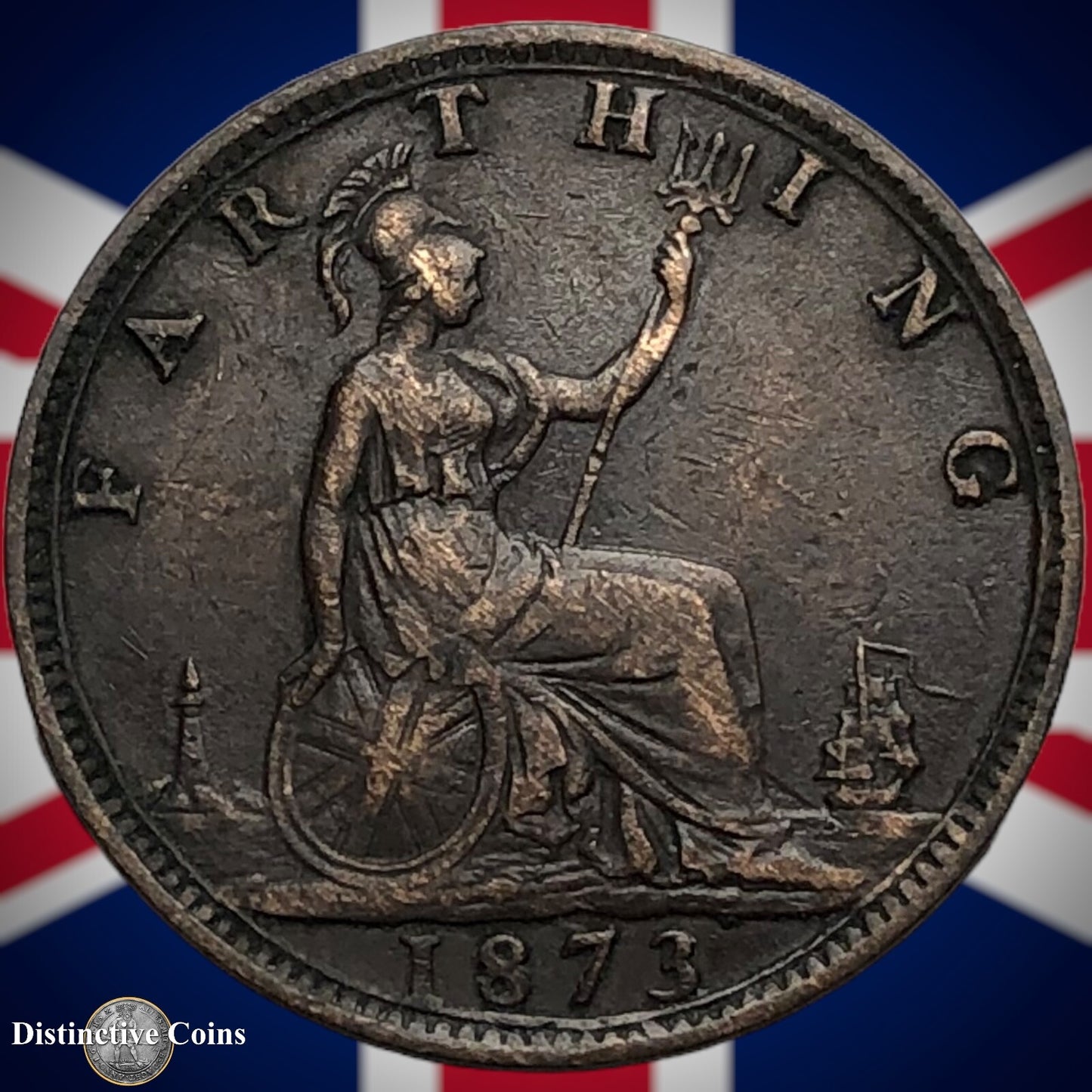 Great Britain 1873 Farthing 1/4d GB3680