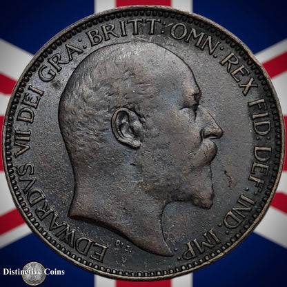 Great Britain 1908 Farthing 1/4d GB4616