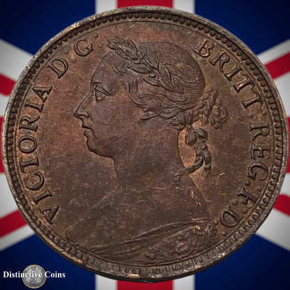 Great Britain 1891 Farthing 1/4d GB4321