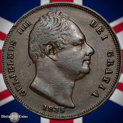 Great Britain 1835 Farthing 1/4d GB3379