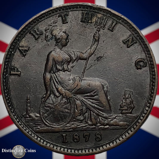 Great Britain 1878 Farthing 1/4d GB3782