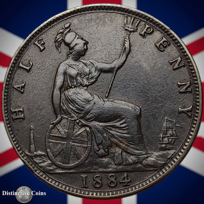 Great Britain 1884 Half Penny 1/2d GB5565