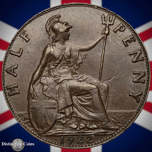 Great Britain 1922 Half Penny 1/2d GB5896