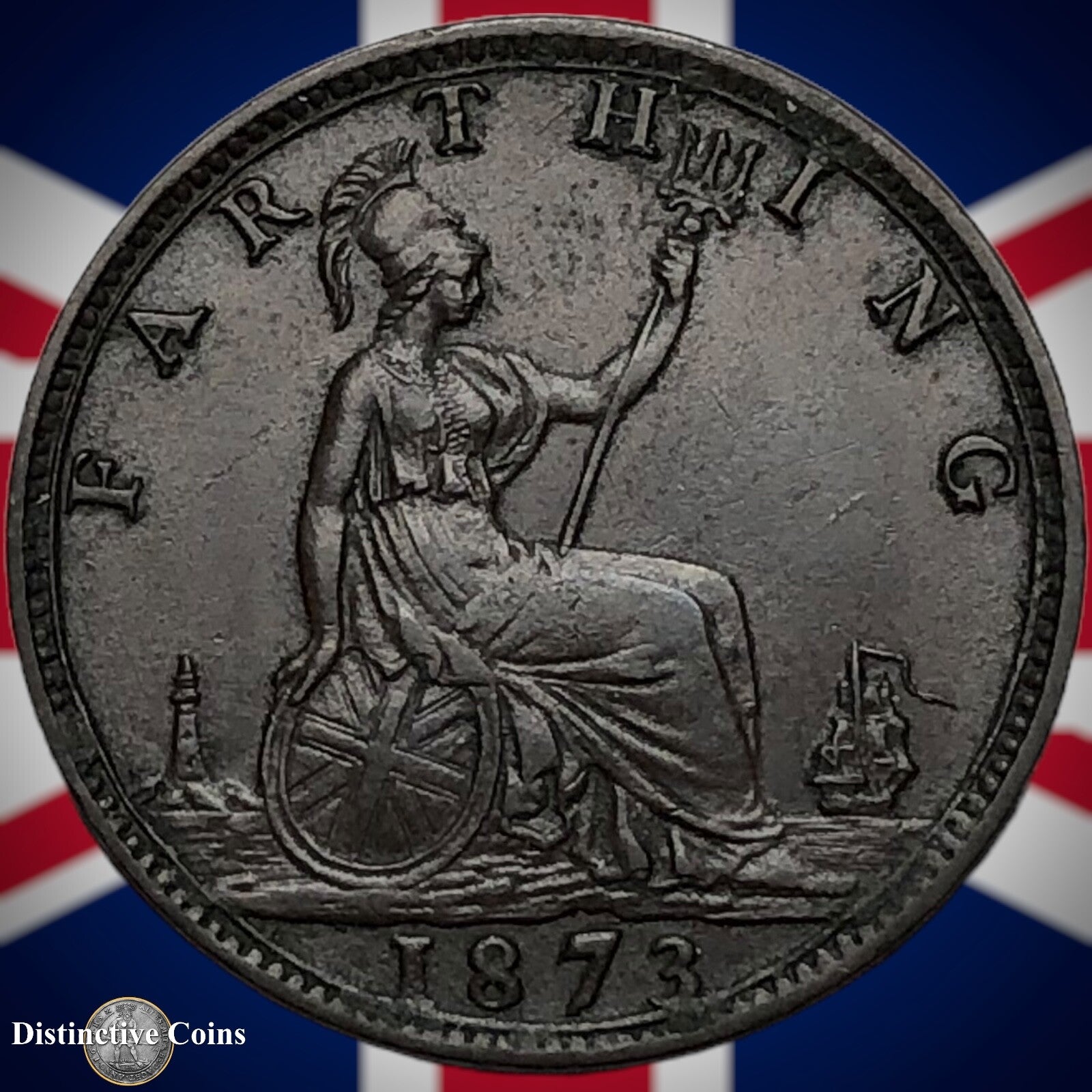 Great Britain 1873 Farthing 1/4d GB3703