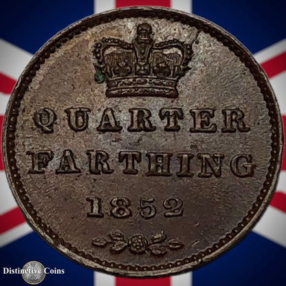 Great Britain 1852 Quarter Farthing 1/4 Penny GB3002