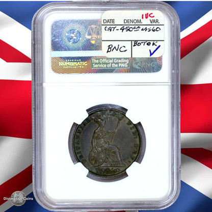 Great Britain 1852 1/2 Penny NGC AU58BN - GBS065
