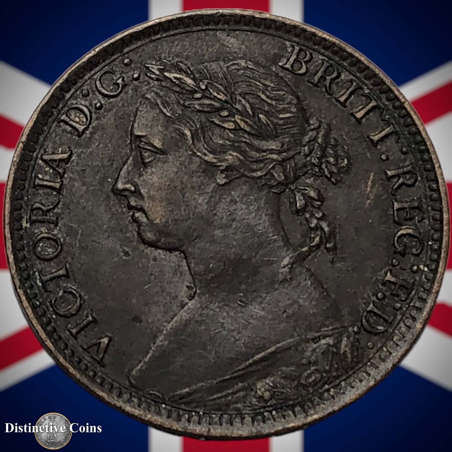 Great Britain 1886 Farthing 1/4d GB4210