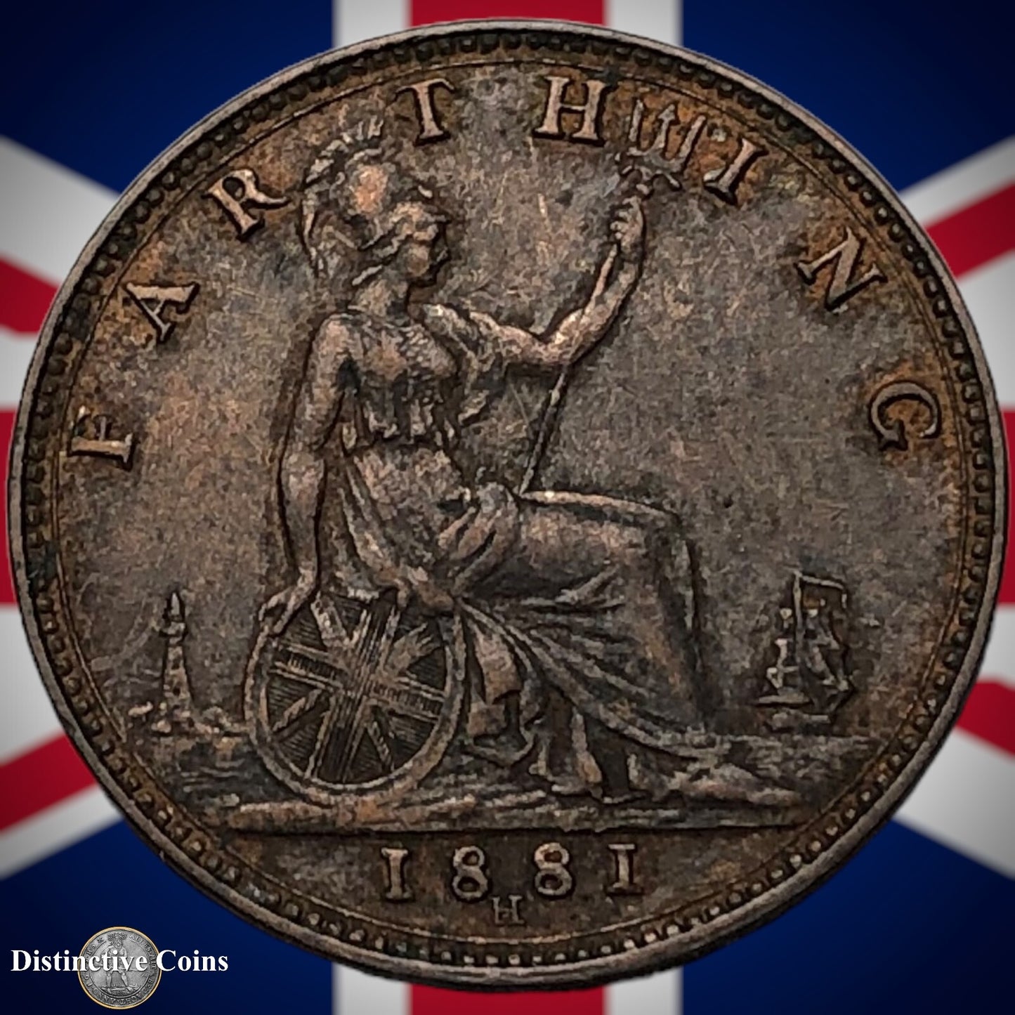 Great Britain 1881 H Farthing 1/4d GB3954