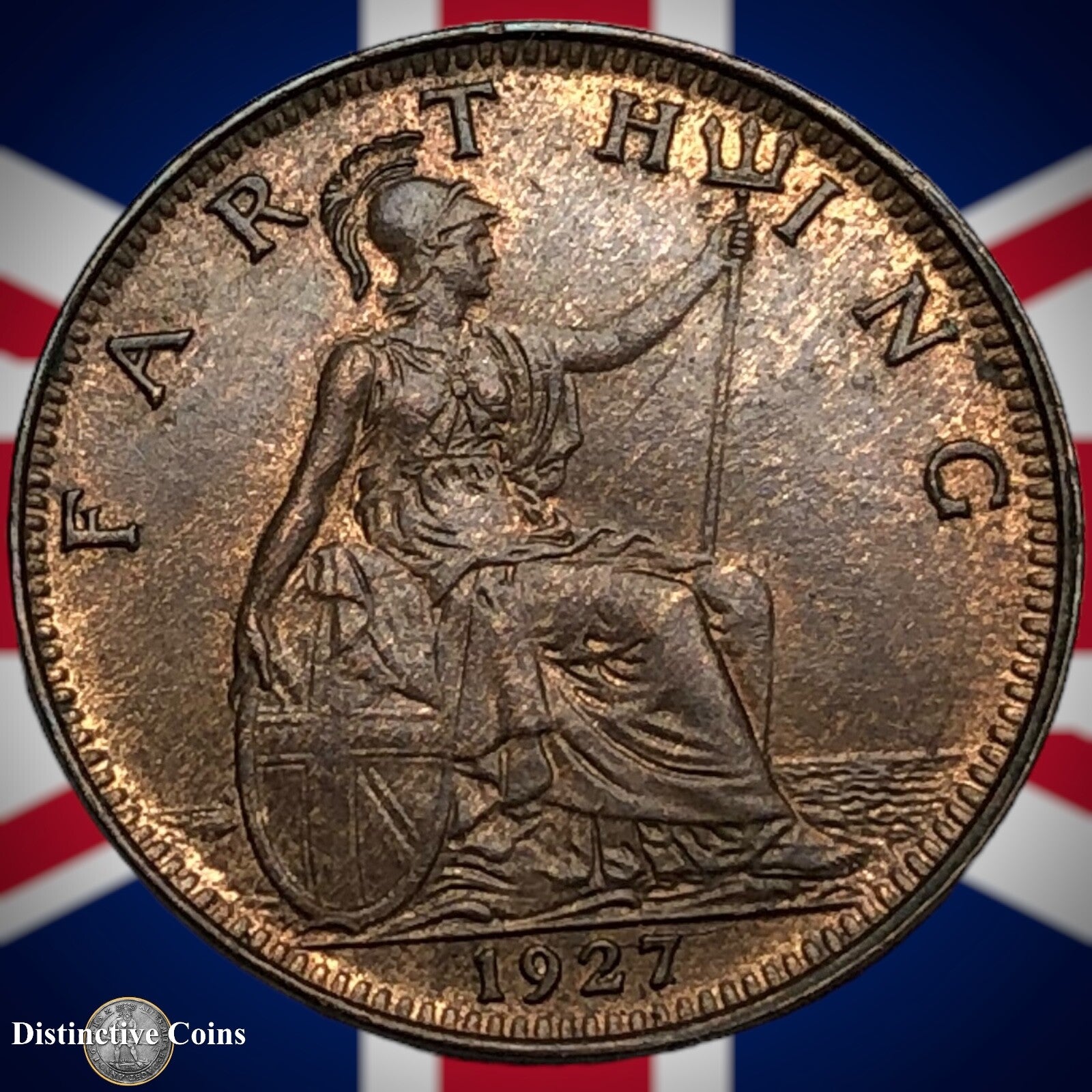 Great Britain 1927 Farthing 1/4d GB4856