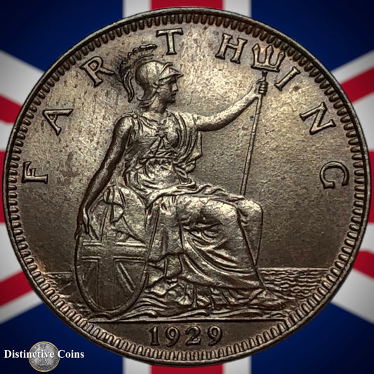 Great Britain 1929 Farthing 1/4d GB4871