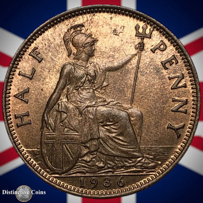 Great Britain 1936 Half Penny 1/2d GB5997