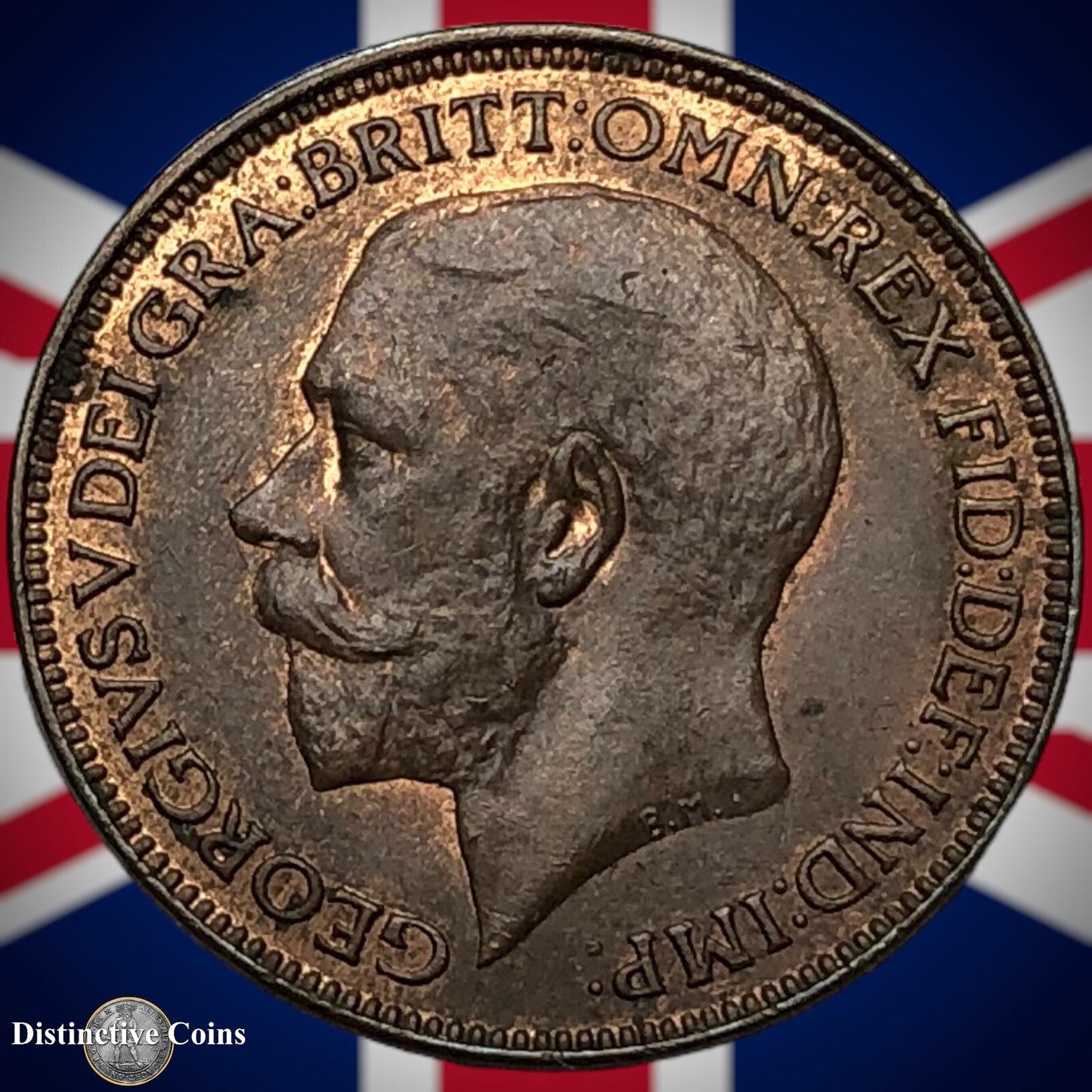 Great Britain 1925 Farthing 1/4d GB4813