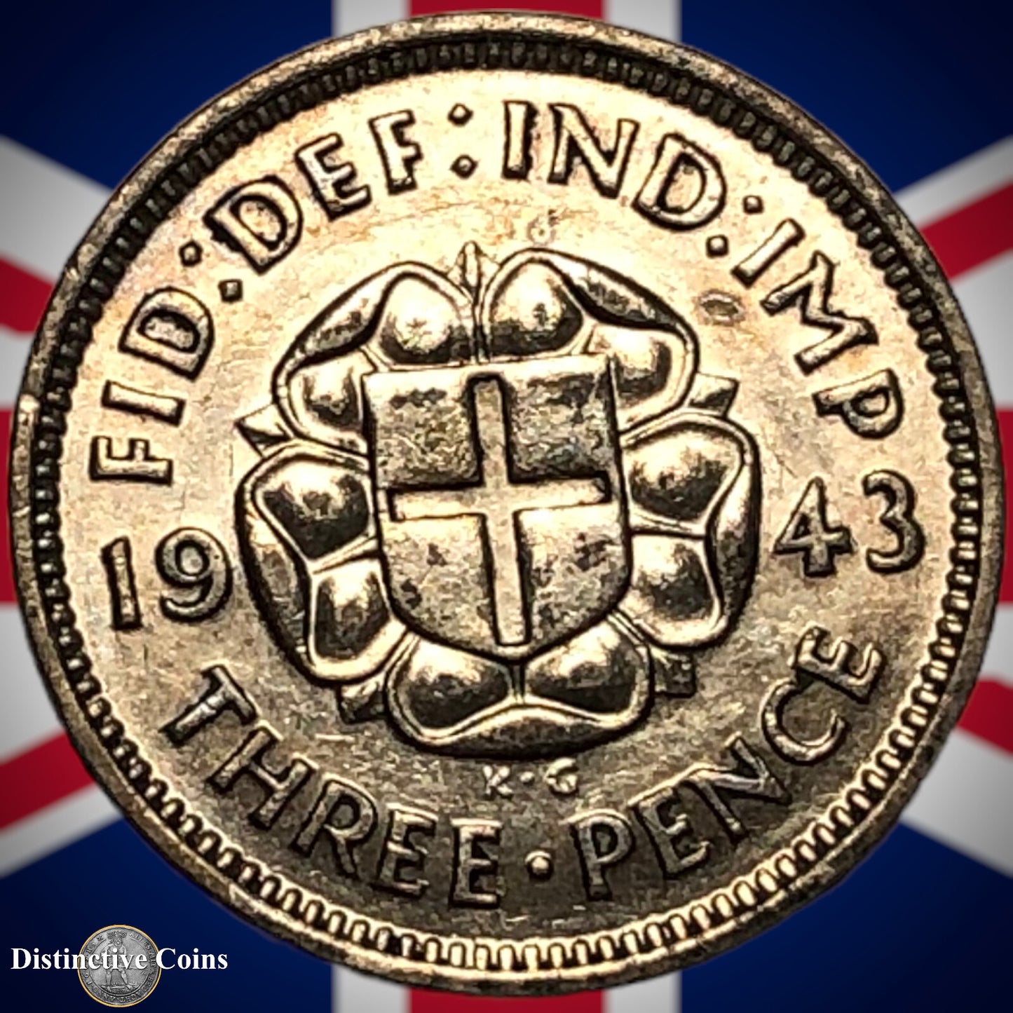 Great Britain 1943 Three Pence GB2350