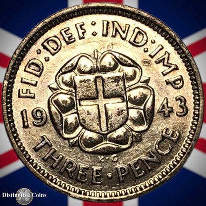 Great Britain 1943 Three Pence GB2350