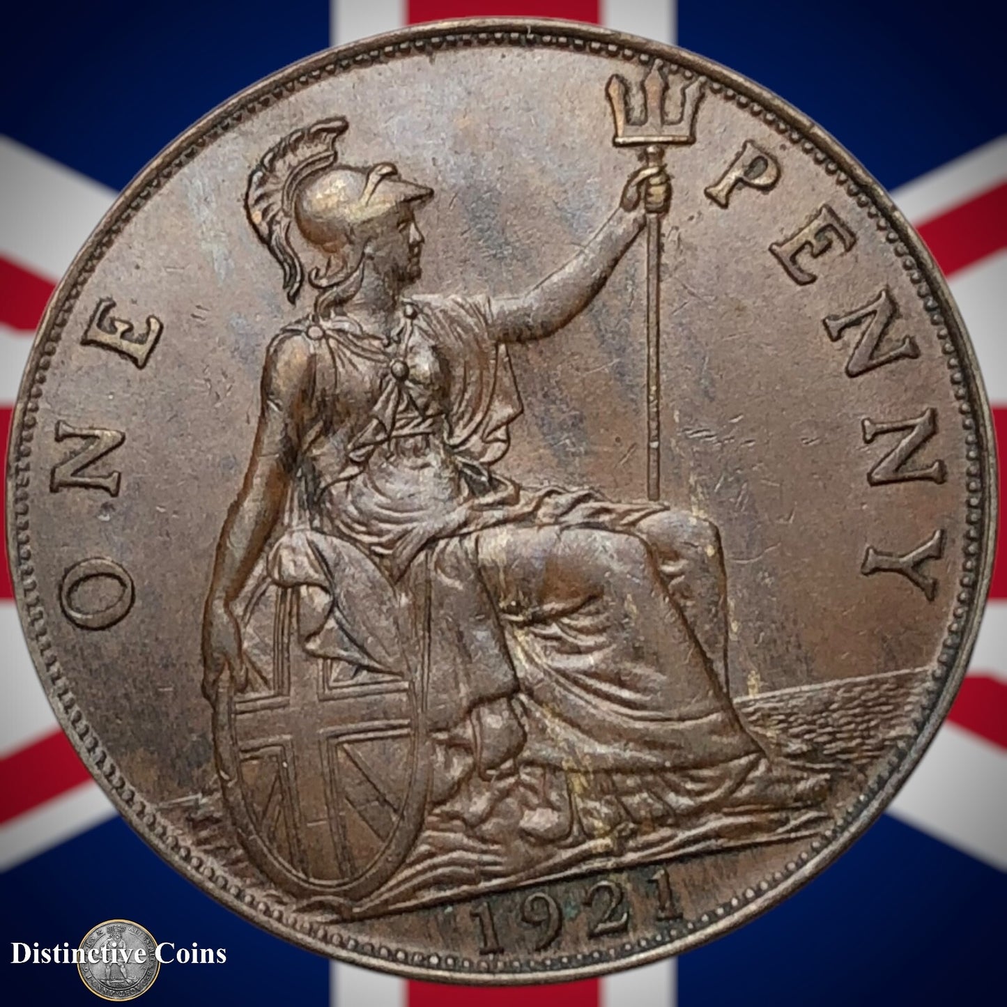 Great Britain 1921 Penny 1d GB6977