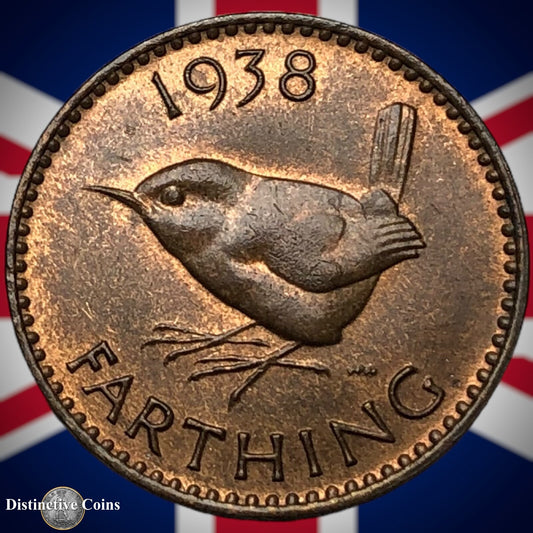 Great Britain 1938 Farthing 1/4d GB5004