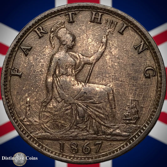 Great Britain 1867 Farthing 1/4d GB3604