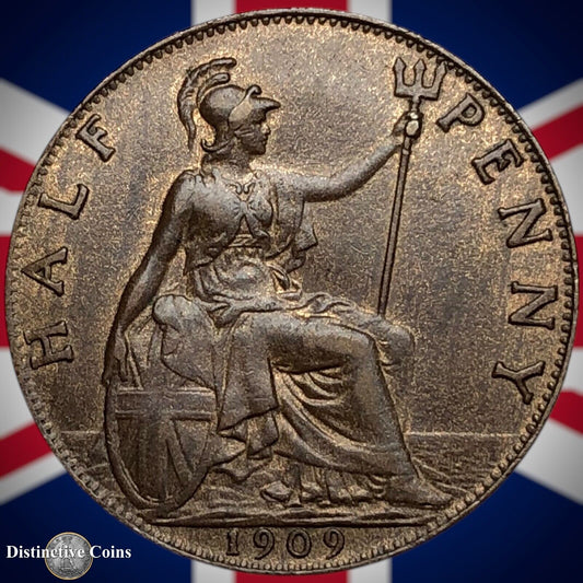 Great Britain 1909 Half Penny 1/2d GB5827