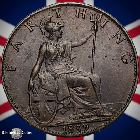 Great Britain 1899 Farthing 1/4d GB4466