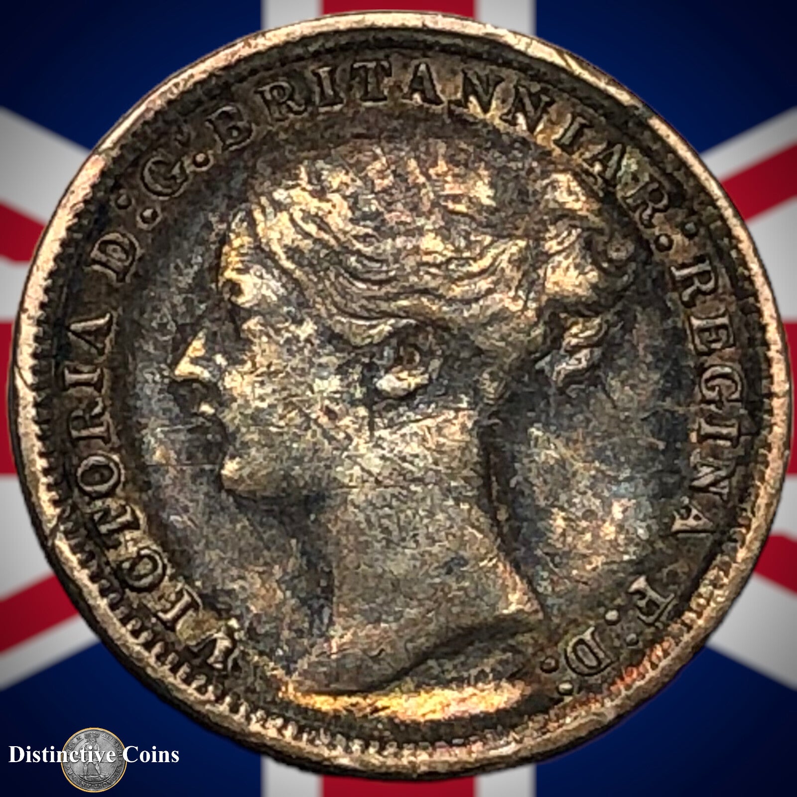 Great Britain 1873 Three Pence GB1860