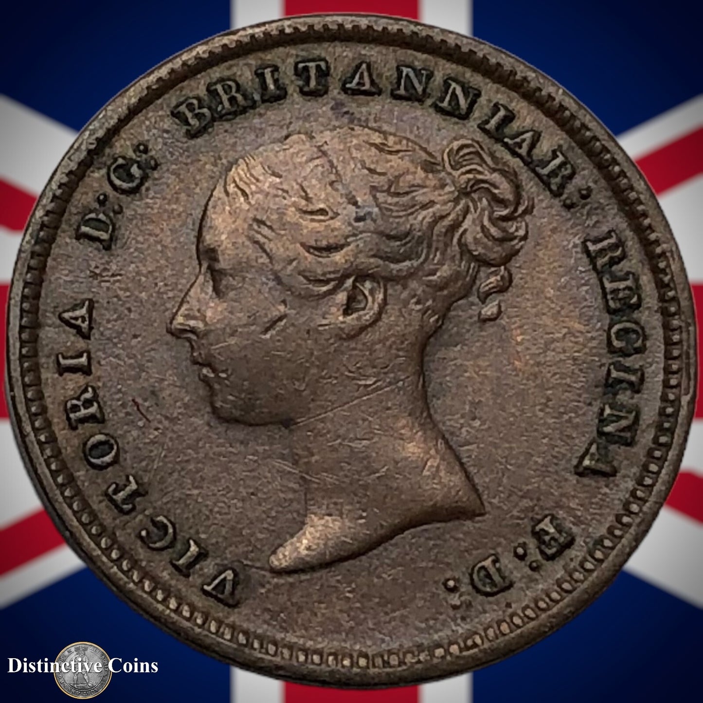 Great Britain 1844 Half Farthing 1/2 Penny GB3119