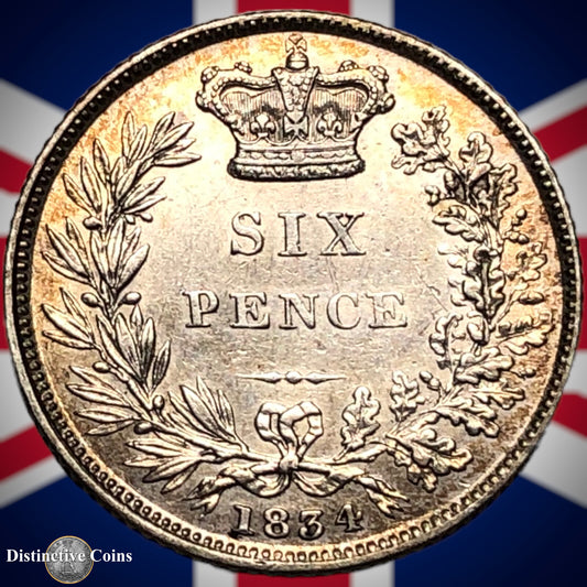 Great Britain 1834 Six Pence GB2576