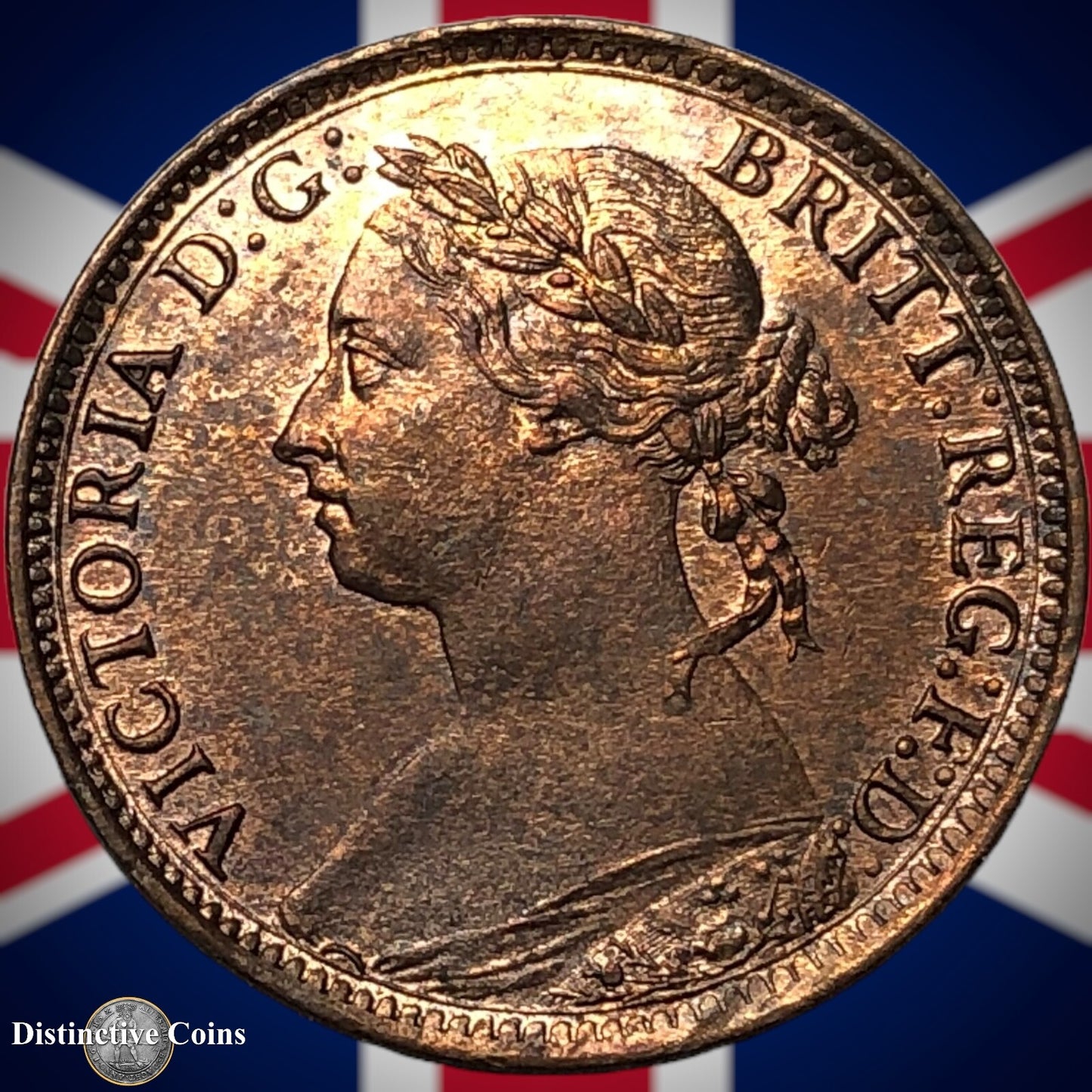 Great Britain 1886 Farthing 1/4d GB4242