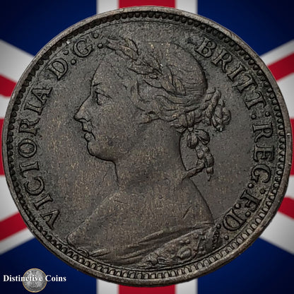 Great Britain 1893 Farthing 1/4d GB4330